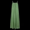 Love Stories Apricot Langes, luftiges Sommerkleid Grün Fashion