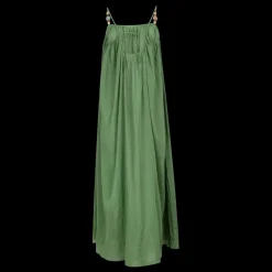 Love Stories Apricot Langes, luftiges Sommerkleid Grün Fashion