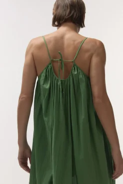 Love Stories Apricot Langes, luftiges Sommerkleid Grün Fashion