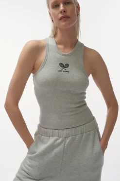 Love Stories Bella Klassisches Tanktop Grau Sale