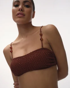 Love Stories Bondi Bandeau-Bikinioberteil Braun Clearance