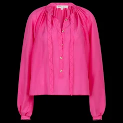 Love Stories Breeze Seidiges Langarmshirt Rosa Outlet