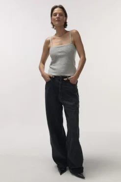 Love Stories Camilla Bequemes Woll-Top Grau Sale
