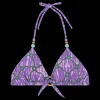 Love Stories Carly Gepolstertes Bikini-Oberteil Lila New