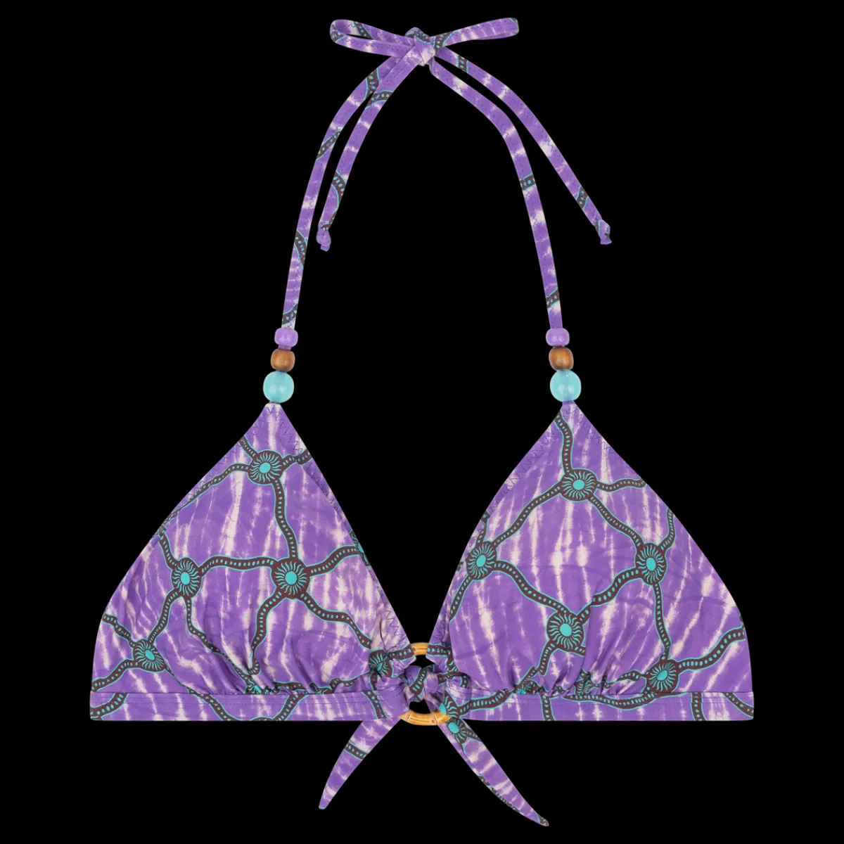 Love Stories Carly Gepolstertes Bikini-Oberteil Lila New