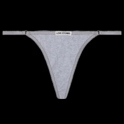 Love Stories Carole String im Tanga-Stil Grau Clearance