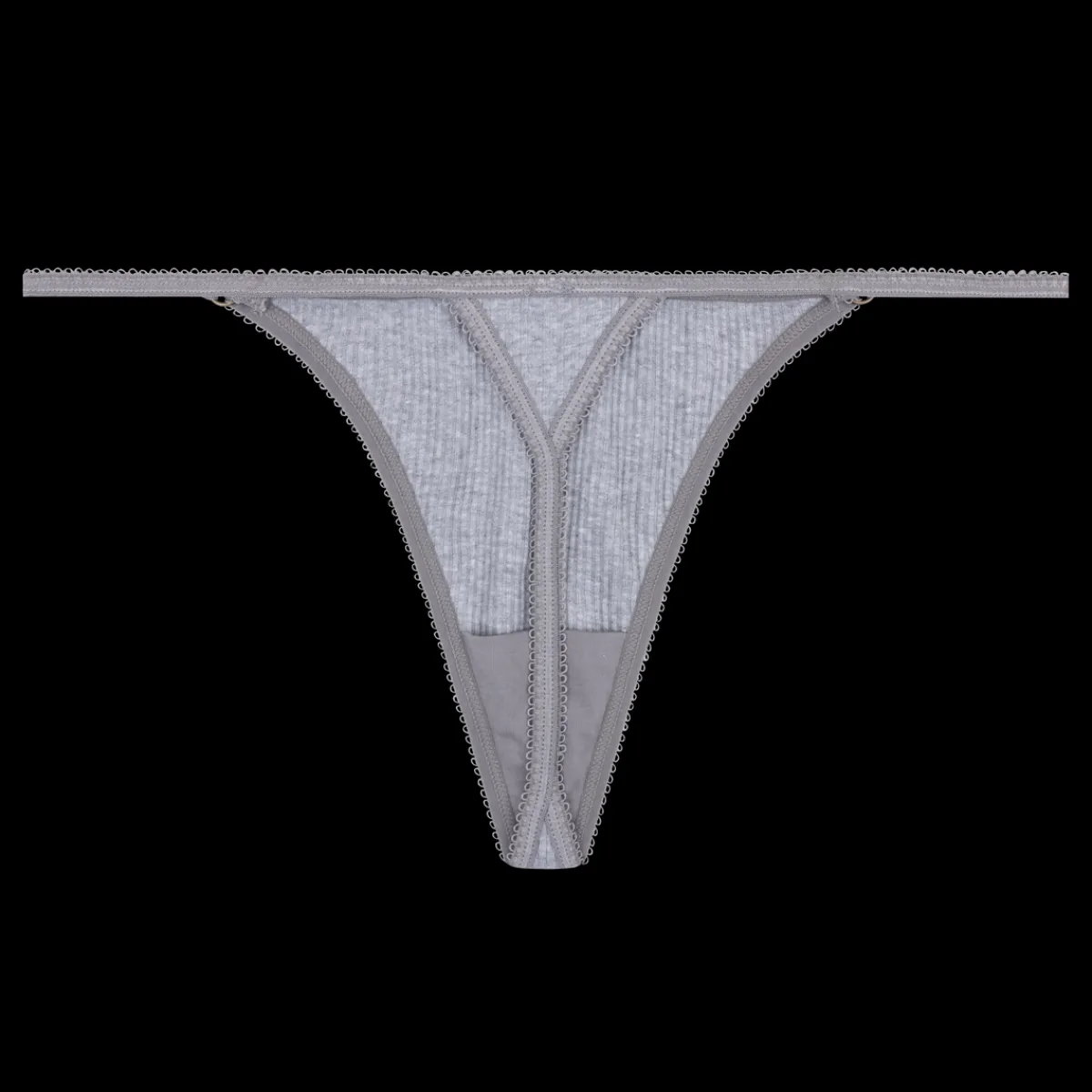 Love Stories Carole String im Tanga-Stil Grau Clearance