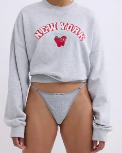 Love Stories Carole String im Tanga-Stil Grau Clearance