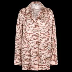 Love Stories Cedric Klassisches Pyjamahemd Braun New