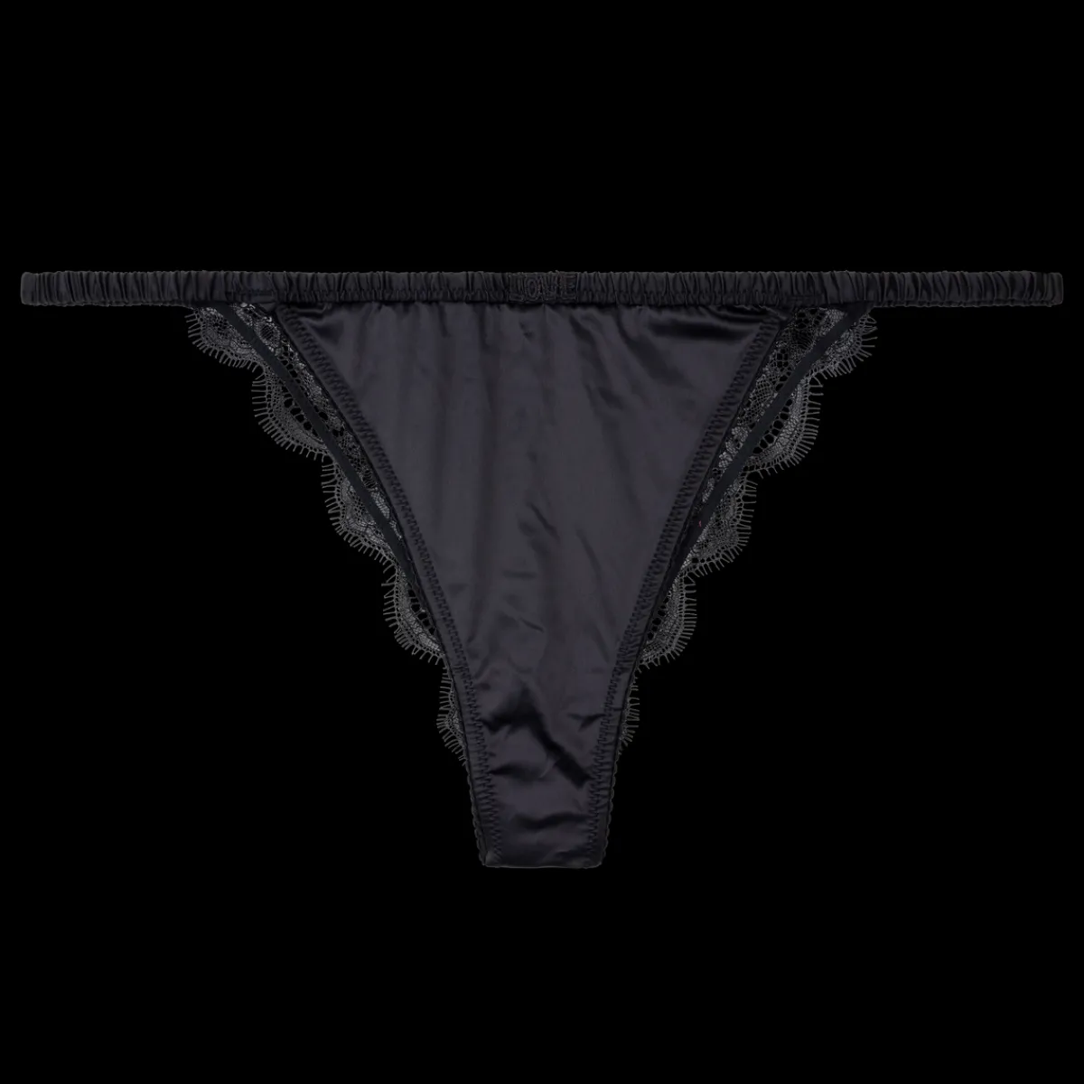 Love Stories Charlotte Slip im Tanga-Stil Schwarz Outlet