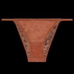 Love Stories Clio Slip im Tanga-Stil Braun Outlet