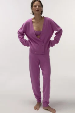 Love Stories Donna Bequeme Trackpants Dunkelrosa Best