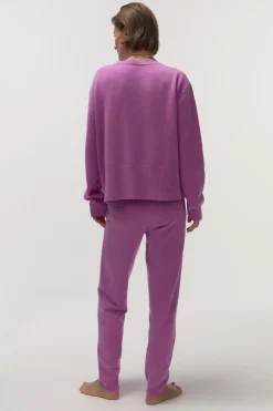 Love Stories Donna Bequeme Trackpants Dunkelrosa Best