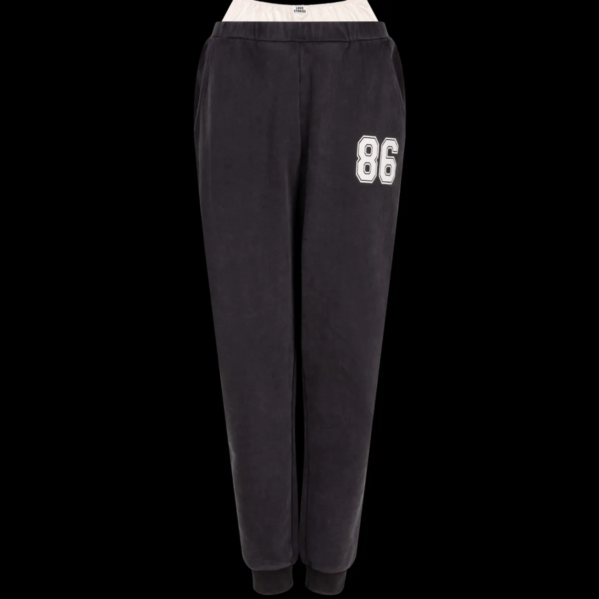 Love Stories Donna Bequeme Trainingshose Schwarz Sale