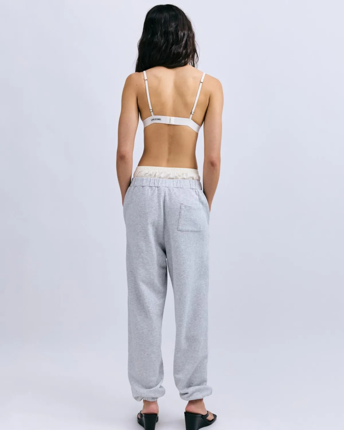 Love Stories Donna Bequeme Trainingshose Grau Online