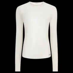Love Stories Elle Langärmeliges Mesh-Top Off-White New