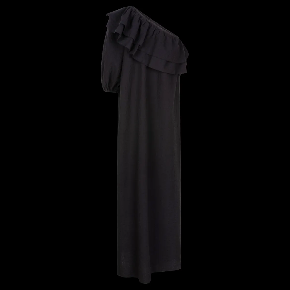 Love Stories Everly Ein-Schulter-Kleid Schwarz Clearance