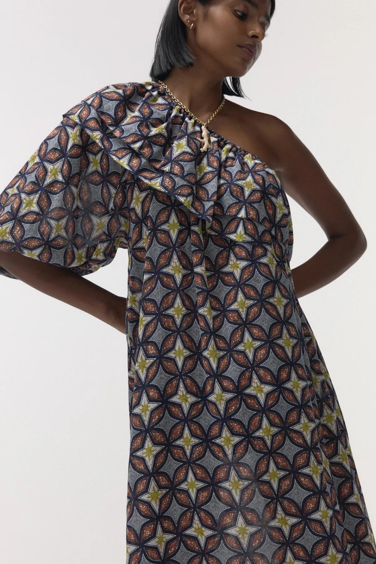 Love Stories Everly Kleid mit einer Schulter Blau Best