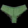 Love Stories Gloria Slip aus brasilianischer Spitze Grün Hot