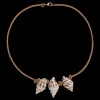 Love Stories Halskette 3 Ledermuscheln Lederkette Braun Clearance
