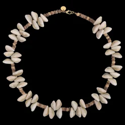 Love Stories Halskette Elfenbeinfarbene Muscheln Muschelkette Off-White Clearance