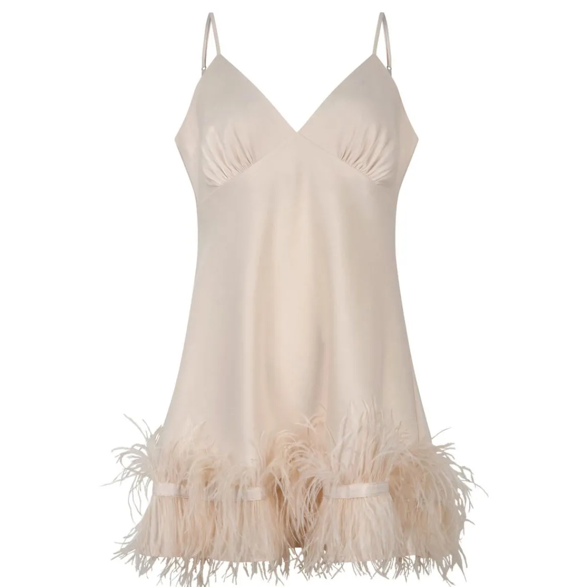 Love Stories Honey Slip-Kleid für Bräute Weiß New