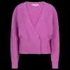 Love Stories Iris Gemütliche Strickjacke mit Knöpfen Dunkelrosa Clearance