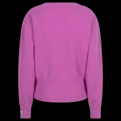 Love Stories Iris Gemütliche Strickjacke mit Knöpfen Dunkelrosa Clearance
