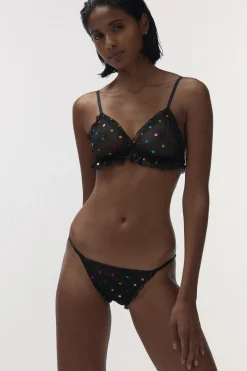 Love Stories Isabel Slip im Tanga-Stil Schwarz Outlet