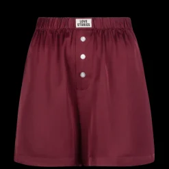 Love Stories James Shorts im Boxershort-Stil Burgund Fashion