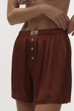 Love Stories James Shorts im Boxershorts-Stil Braun Best