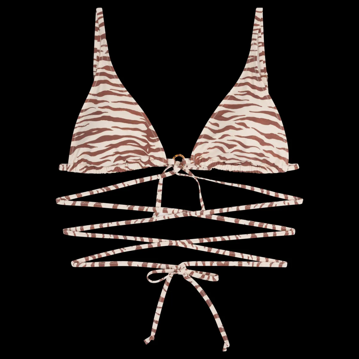 Love Stories Jolly Triangle-Bikinioberteil Braun Hot