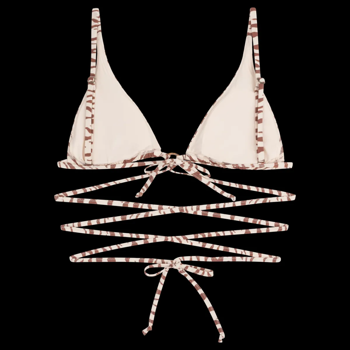 Love Stories Jolly Triangle-Bikinioberteil Braun Hot
