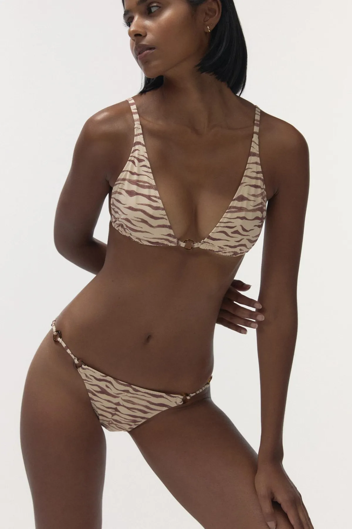 Love Stories Jolly Triangle-Bikinioberteil Braun Hot
