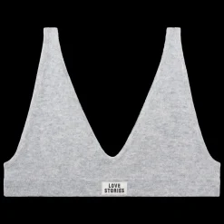 Love Stories Josey Bequemer Woll-Bralette Grau Clearance