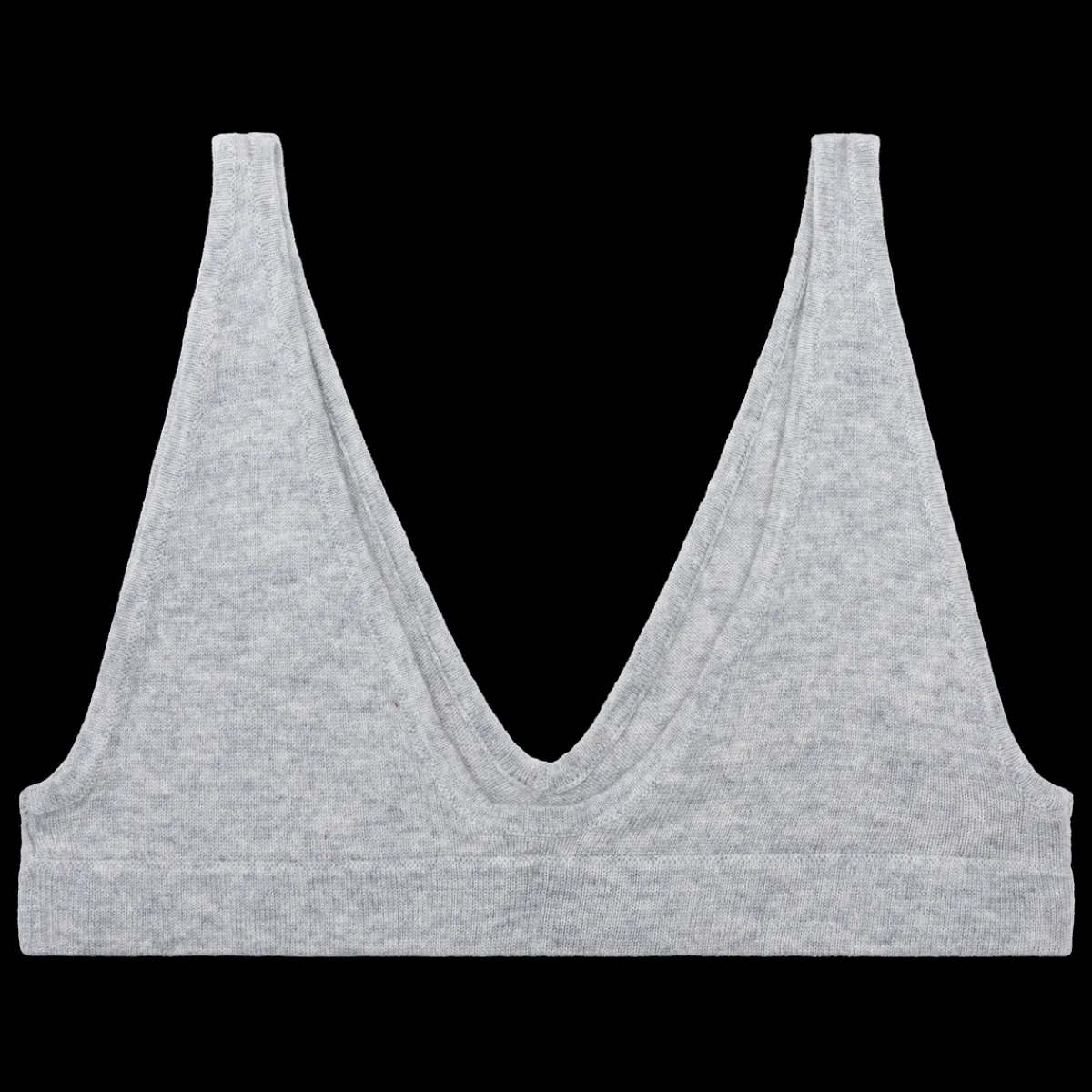 Love Stories Josey Bequemer Woll-Bralette Grau Clearance