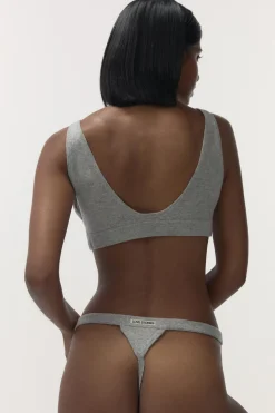 Love Stories Josey Bequemer Woll-Bralette Grau Clearance