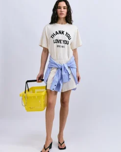 Love Stories Josie Sportliches Baumwoll-T-Shirt Off-White Online