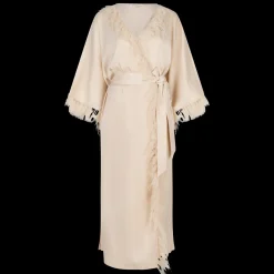 Love Stories Laura Elegantes langes Gewand Off-White Sale