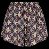 Love Stories Leonardo Bedruckte Shorts mit hoher Taille Blau Online