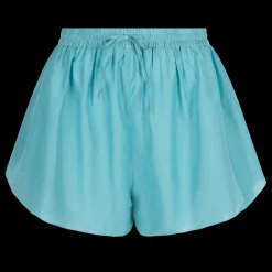 Love Stories Leonardo Shorts mit hoher Taille und Aufdruck Hellblau Fashion