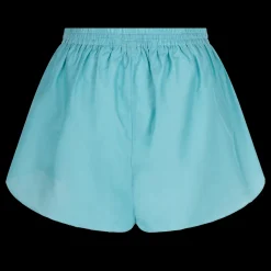 Love Stories Leonardo Shorts mit hoher Taille und Aufdruck Hellblau Fashion