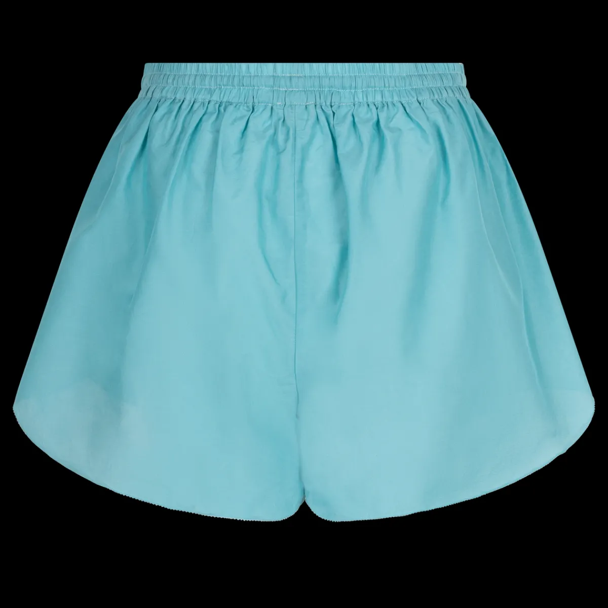 Love Stories Leonardo Shorts mit hoher Taille und Aufdruck Hellblau Fashion