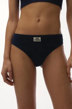 Love Stories Lima Bequemer String-Slip Blau New