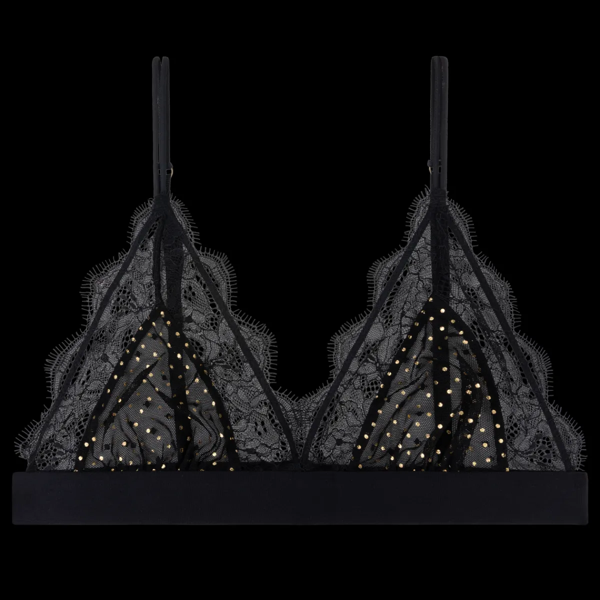 Love Stories Love Lace Zarte Triangle Bralette Schwarz Fashion