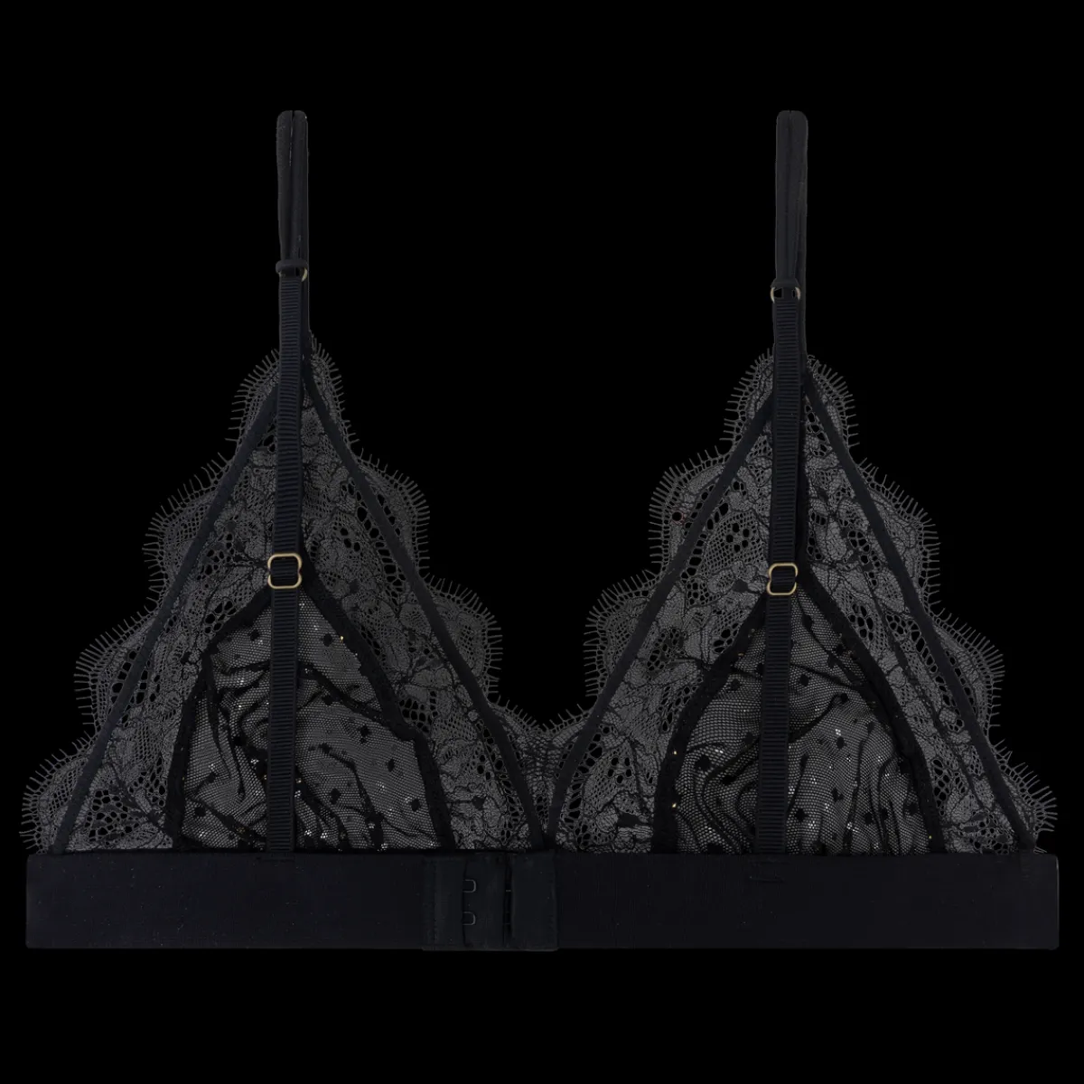 Love Stories Love Lace Zarte Triangle Bralette Schwarz Fashion