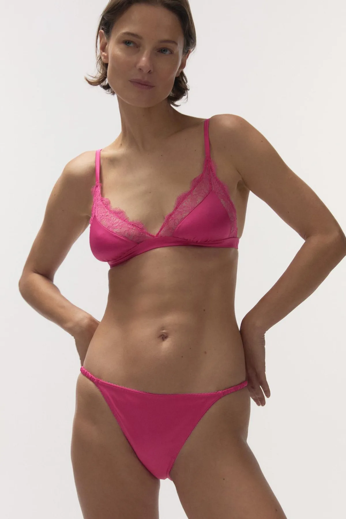 Love Stories Love Lace Zarte Triangle Bralette Pink Online