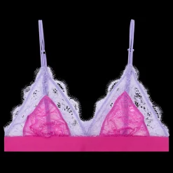 Love Stories Love Lace Zarter Triangle Bralette Rosa Discount