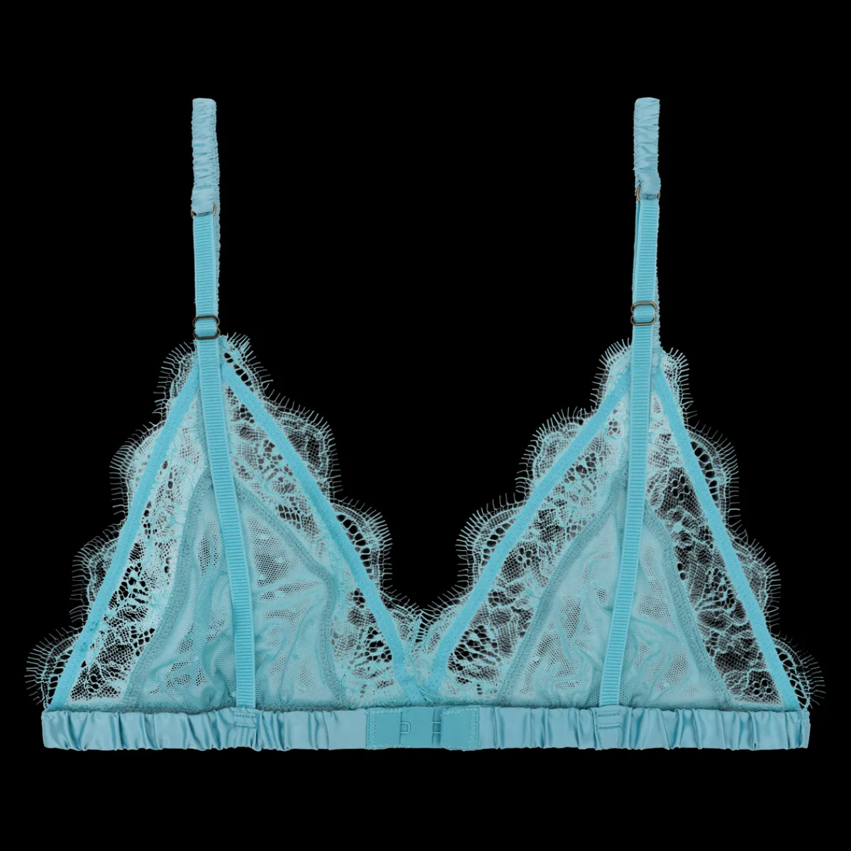 Love Stories Love Lace Zarter Triangle-BH Hellblau Fashion