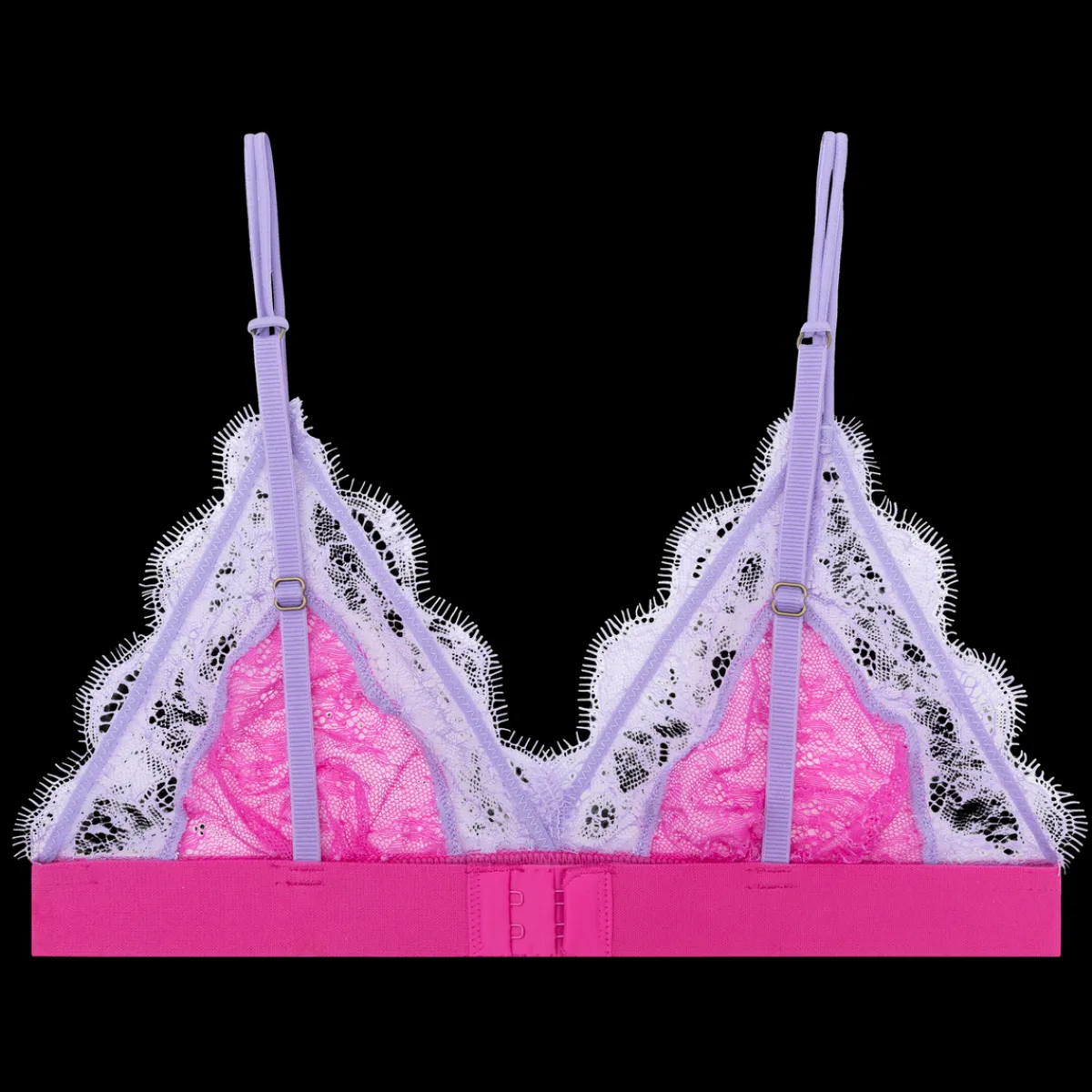 Love Stories Love Lace Zarter Triangle Bralette Rosa Discount